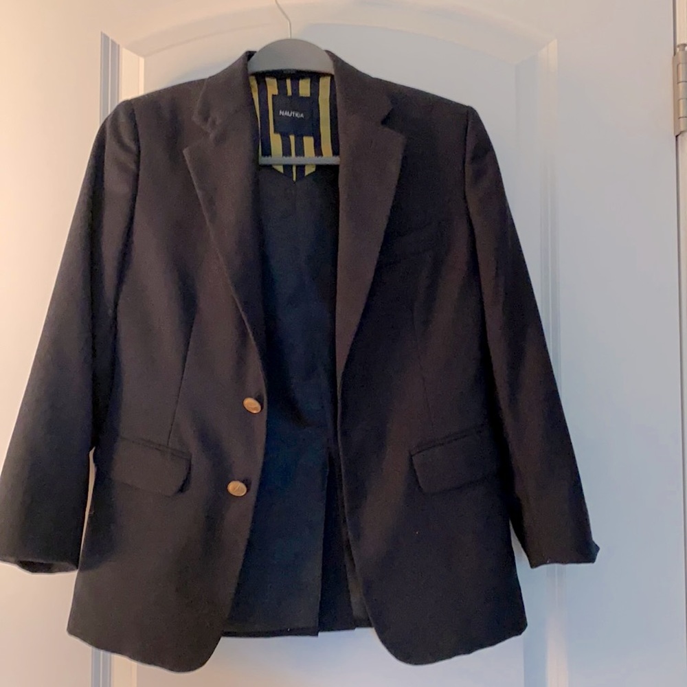 Boys Nautical Navy Suit Jacket